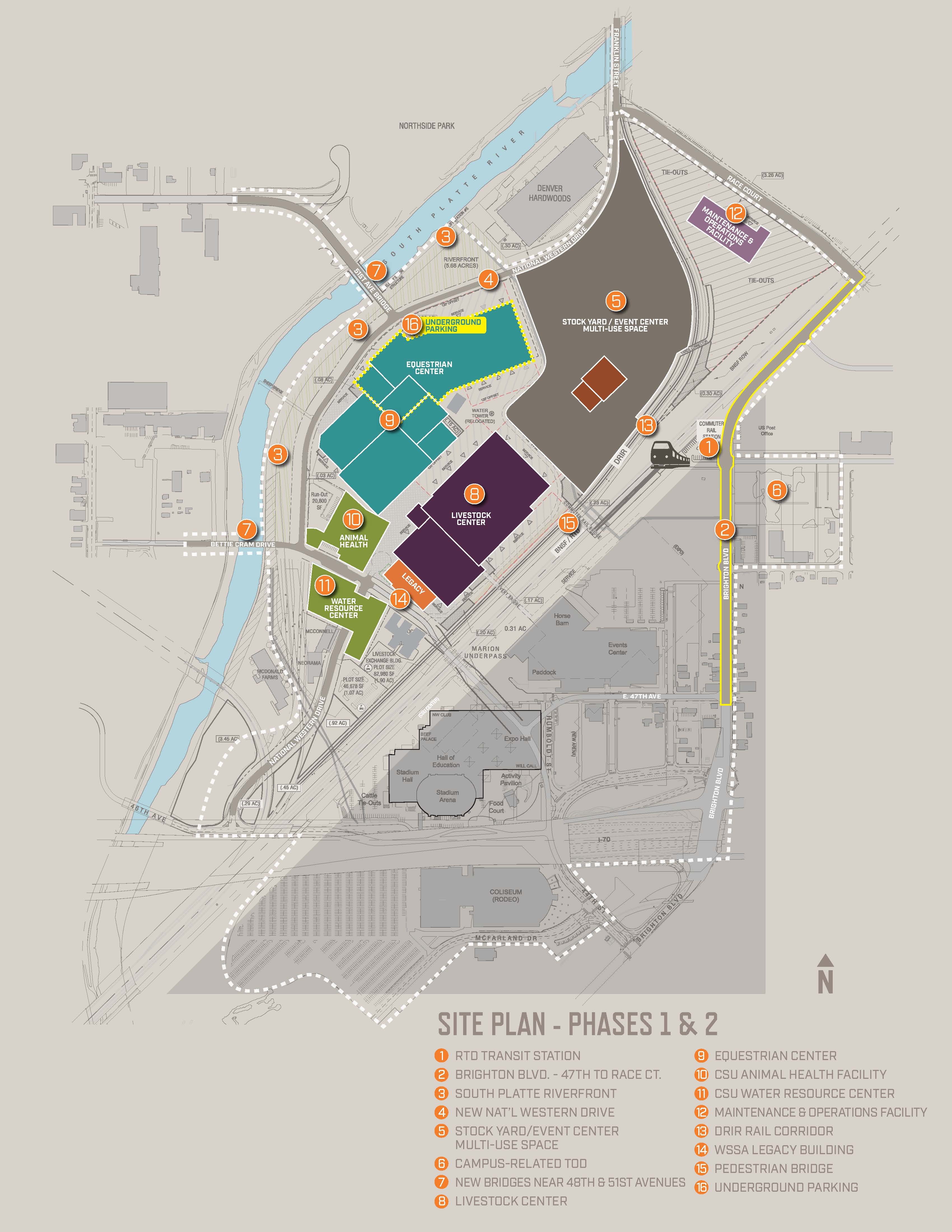 National Western Center Adopts Final Site Plan for Phases I & II