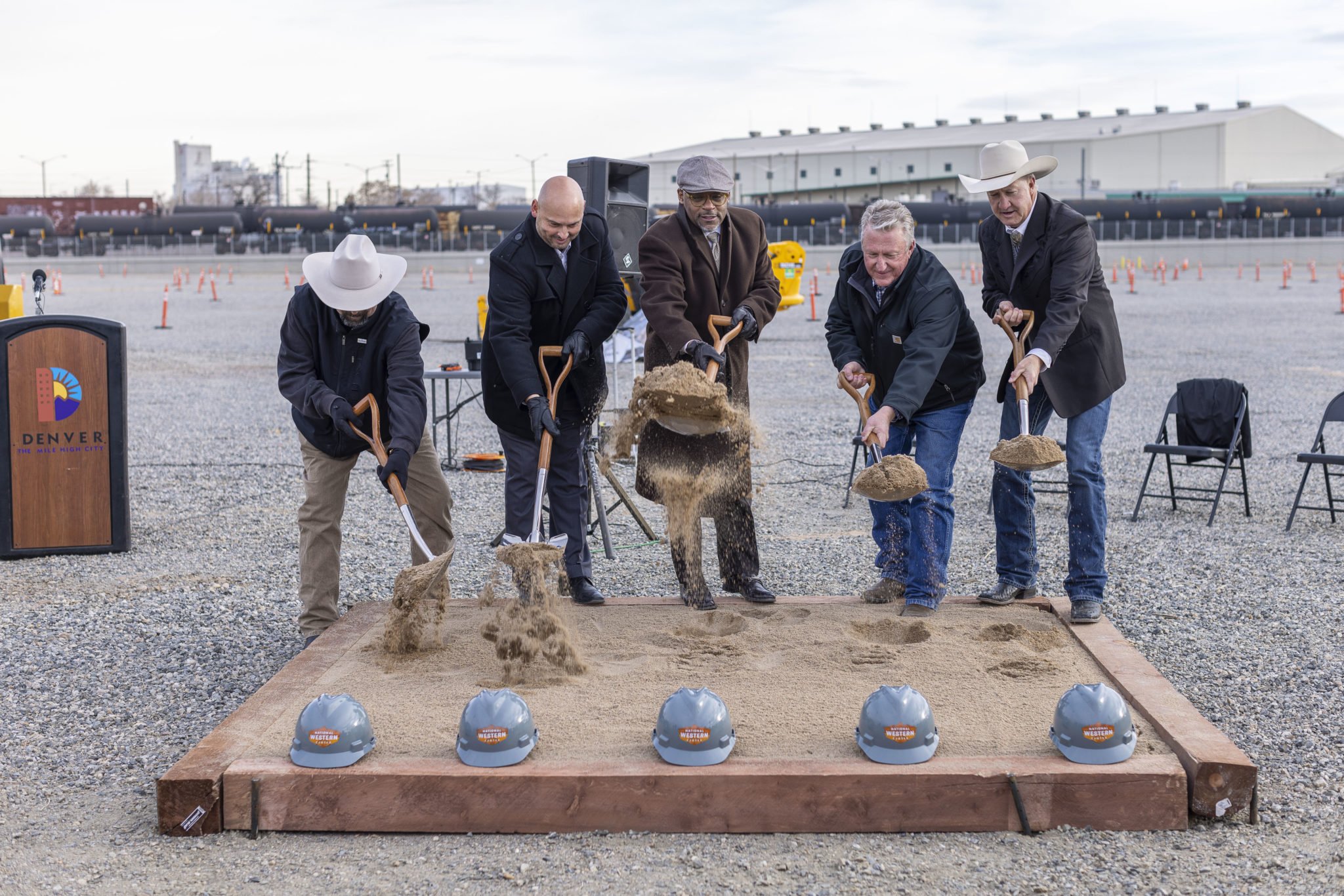 Livestock Center Groundbreaking Ceremony National Western Center