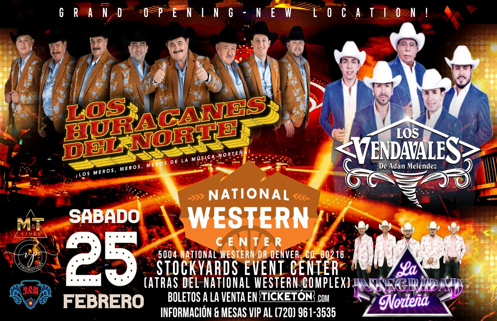 Concert Los Huracanes del Norte National Western Center