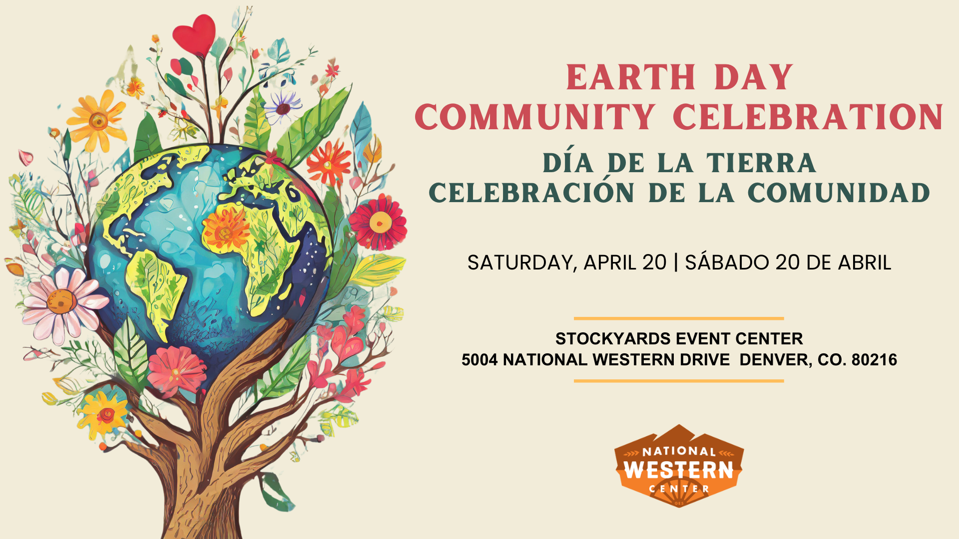 Image advertising the NWC's earth day event on April 20